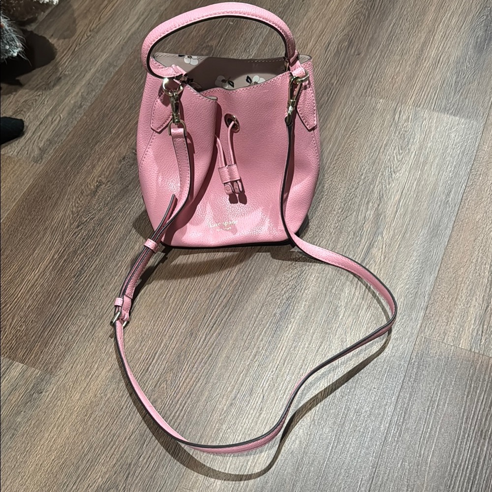 Kate Spade Pink Crossbody Bag with Adjustable Strap